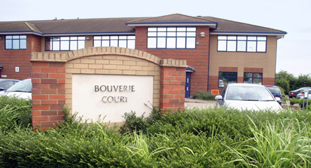 The outside of Bouverie Court