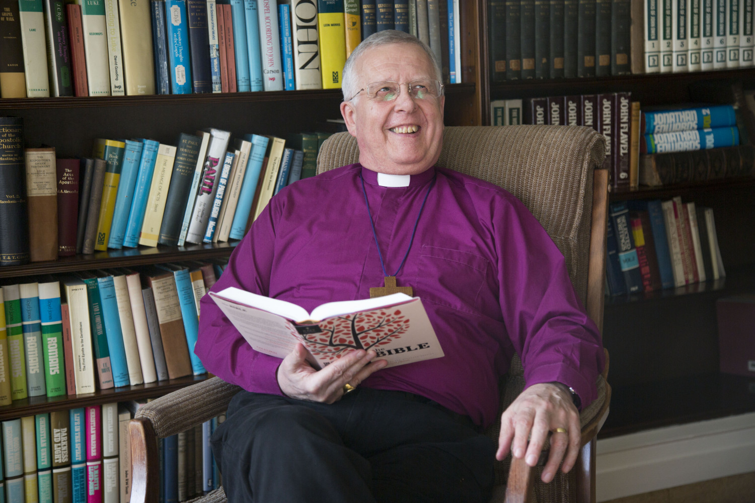 Bishop of Peterborough reading