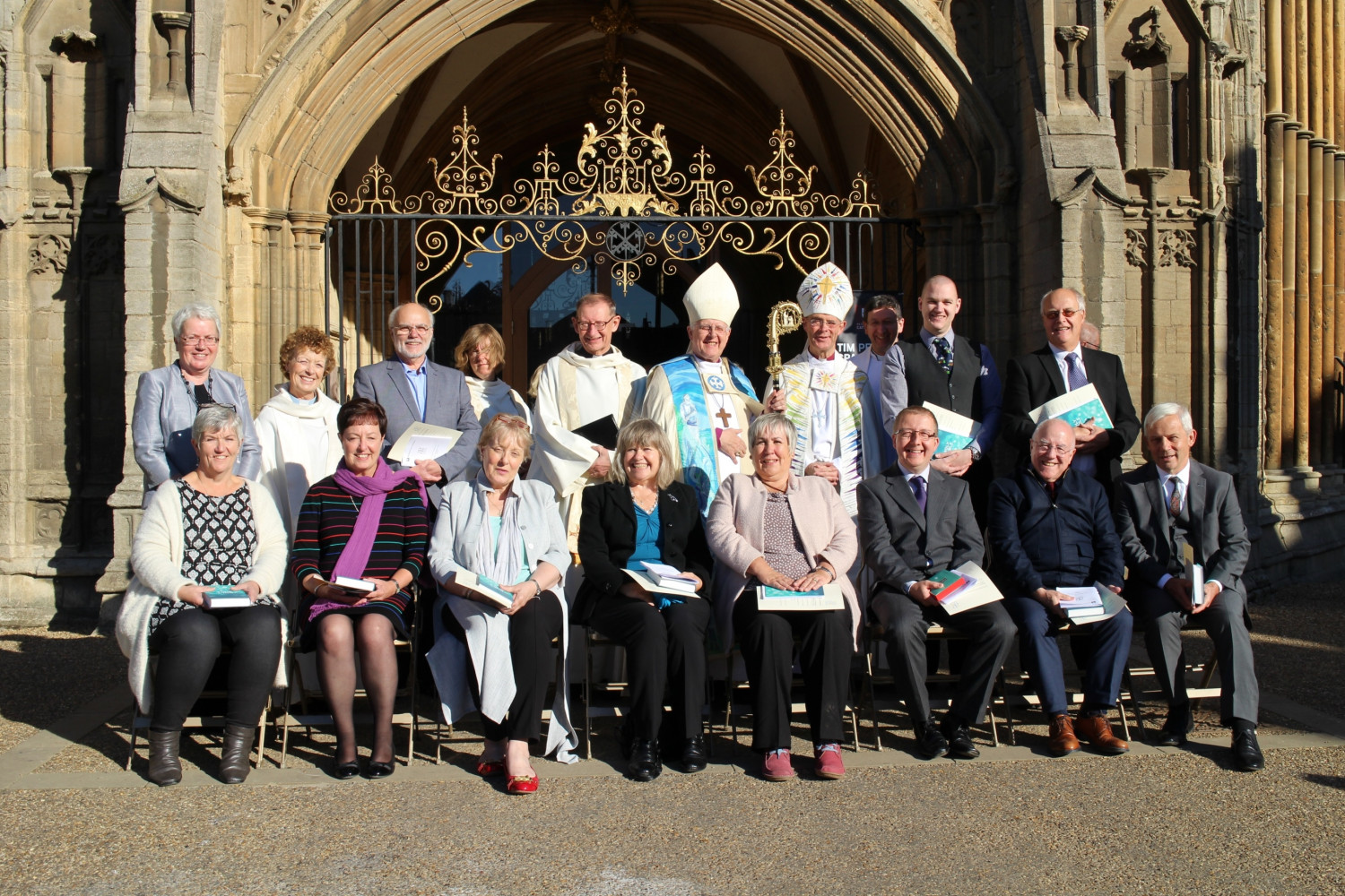 Lay Ministers sat at their licensing service
